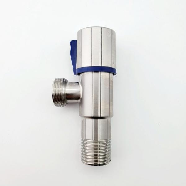 Half Inch Faucet Angle Valve Chrome Plated Corrosion Resisting