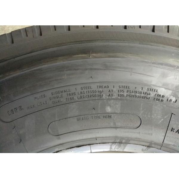12R22.5 Truck Bus Radial Tyres 152/149 Load Index Steel Wire Structure