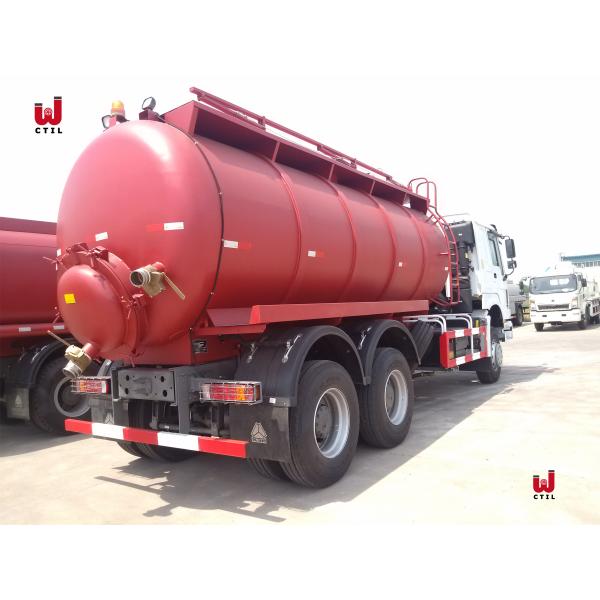 Sinotruk Sewage Cleaning Tanker 35 Cubic Sewer Jetting Truck