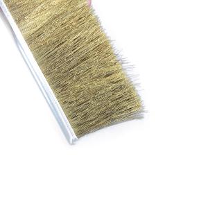 Stainless Steel Base Polypropylene Strip Brushes Metal Channel Strip Brushes