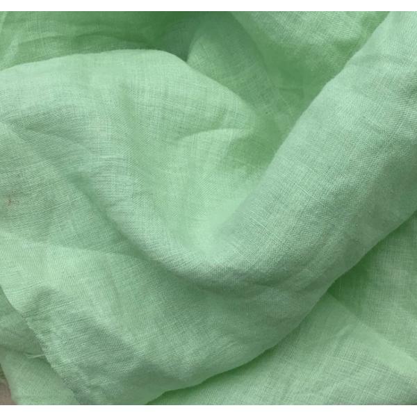 Comfortable 32S Natural Green Gauze Fabric 120gsm Cotton Gauze Fabric For Clothing