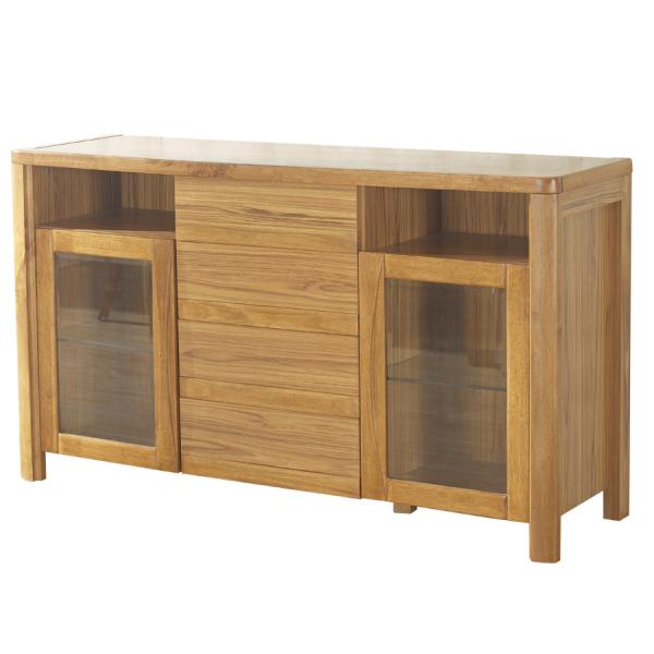 4 drawer 2 door panel wood cabinet, side cabinet, sideboard , new design board buffet