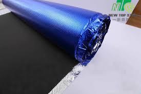 China 3 In 1 Acoustic Floor Underlayment Blue Aluminium Film Noise Reducing Underlay on sale