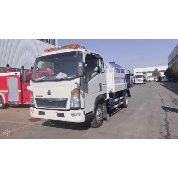 Howo 160HP 8m3 Vacuum Sewage Suction Truck With Diesel Engine