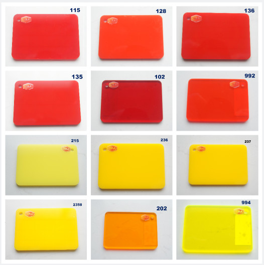 Customized Cast Colored Acrylic Sheet For Various Customer Requirements 4x6 Acrylic Sheets