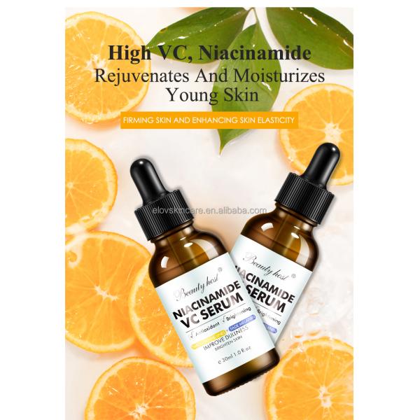 Private Label VC Facial Serum ODM Whitening Brightening Face Serum