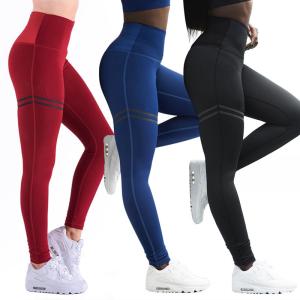 Cheap Polyester Gym Yoga Pants Fitness Sport Leggings Tights Slim Running Sportswear Sports Pants wholesale