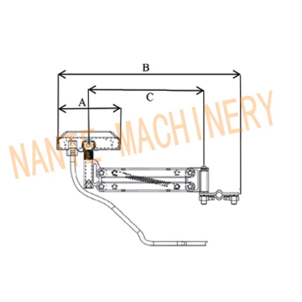Conductor Rail System Multi pole Conductor Rail Copper Current Collector For 3/4/6 Poles