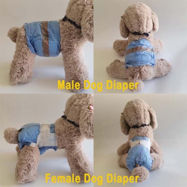 Dog Period Diapers Cloth-like Film or PE Film Dog Poop Diaper Pants for Easy Cleanup
