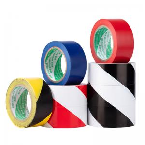 Cheap White Black PVC Tape 50mm Lane Marking RoHS Certification wholesale