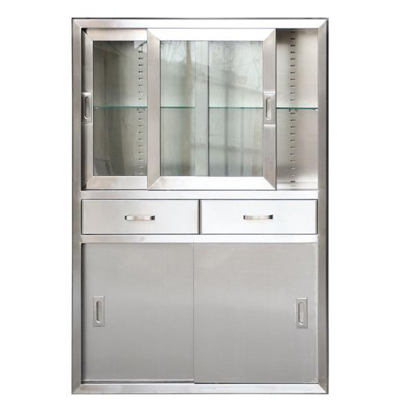 Pharmacy Laboratory Chemical Work Stainless Steel Medical Medicine Storage Cabinet