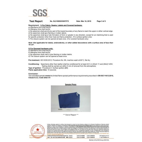 Orange Light Weight Frc 220gsm Anti Static Fabric