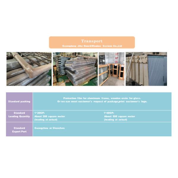 TOPSURE Tilt Glass 1.6mm Aluminum Casement Door