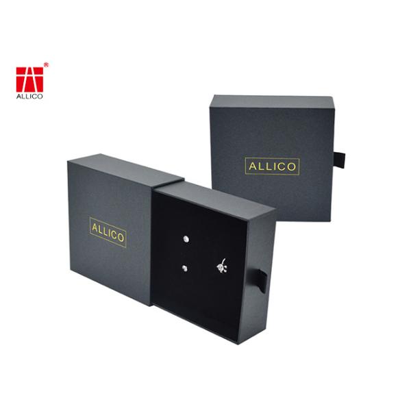 Black Rigid Cardboard Paper Foldable Magnetic Lid Perfume Cosmetic Packaging Gift Box