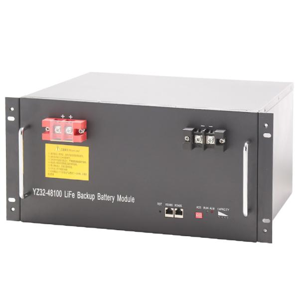 Stackable 51.2V 100Ah Telecom Base Backup Systems 5120Wh Lifepo4 Battery Module