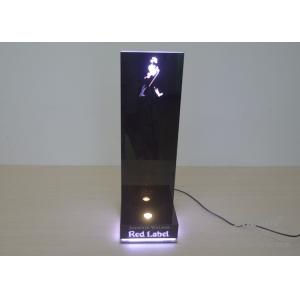 Johnnie Walker Acrylic Bottle Glorifier With White Glowing Edges