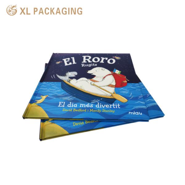 XL Packaging Custom Book Printing Customizable Hardcover Baby Picture Books Colorful Learning Reading Books For Kids Durable Board Pages Safe Inks