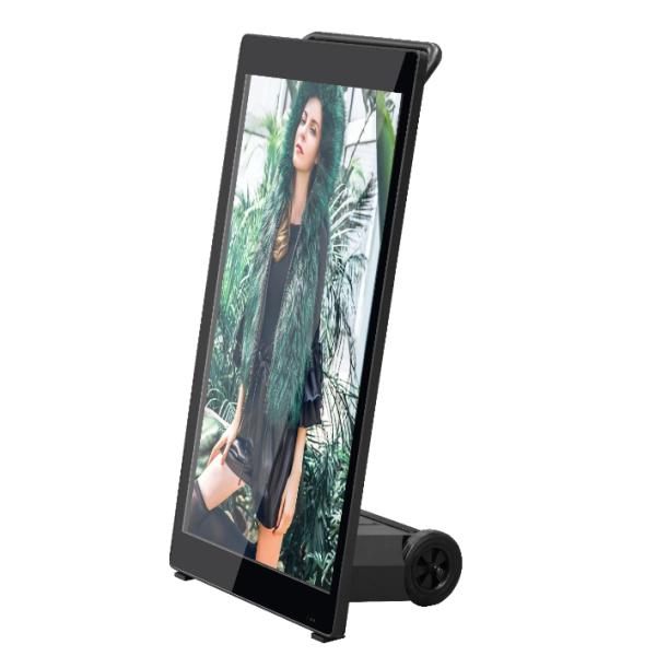 10h Battery Powered advertising indoor 43 Inch LCD Digital Signage