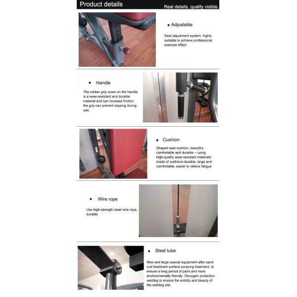 Steel Tube Pectoral Fly Rear Deltoid Full Gym Equipment