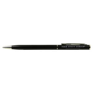 Cheap Park Hyatt hotel metal pen, slim hotel promotional ballpoint pen wholesale