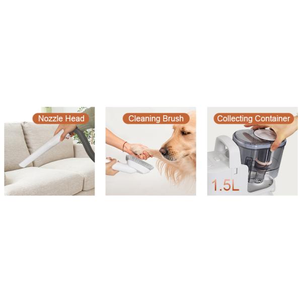 Newest Pet Care Products 300W Big Tank Detachable Pet Grooming Vacuum with Low Noise