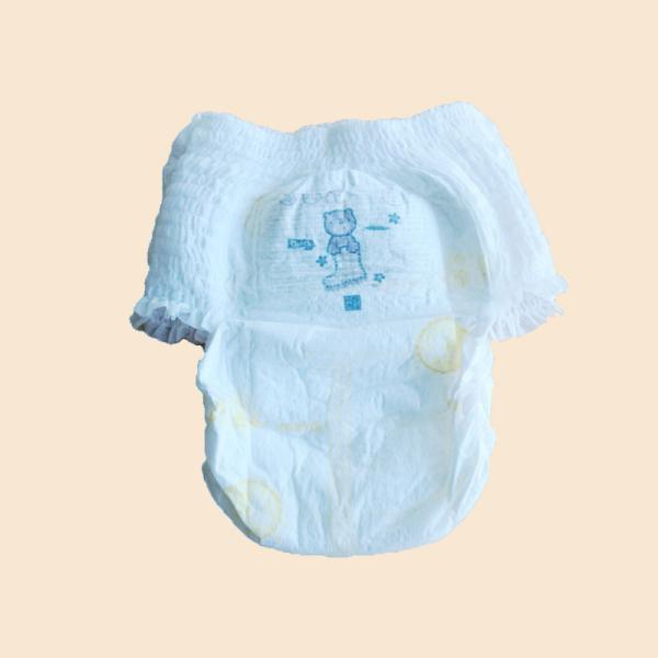 Quality Disposable Baby Panty Diapers Nappies With Soft Breathable Absorption for sale