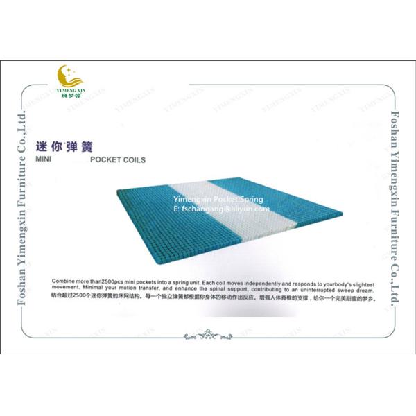 King Size Mattress Pocket Spring System Individual Design Rust Prevention