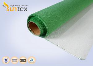 Cheap Fire Resistant Fiber Glass Fabric Water And Oil Resistant PU Coated Fabric For Fire&smoke Curtains wholesale