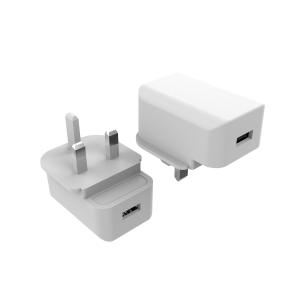 Fireproof PC RoHS ErP 5V 1a USB Wall Charger UK