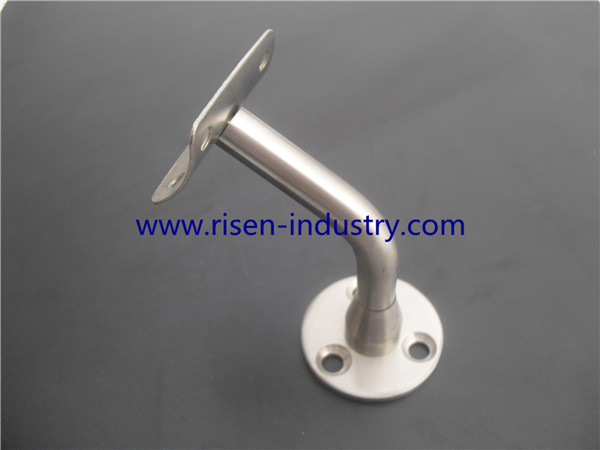 stainless steel Handrail bracket wall to rail connector RS307, finishing satin or mirror