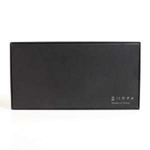 China Luxury EVA Tray Phone Case Packaging Box Black Lid And Base design on sale