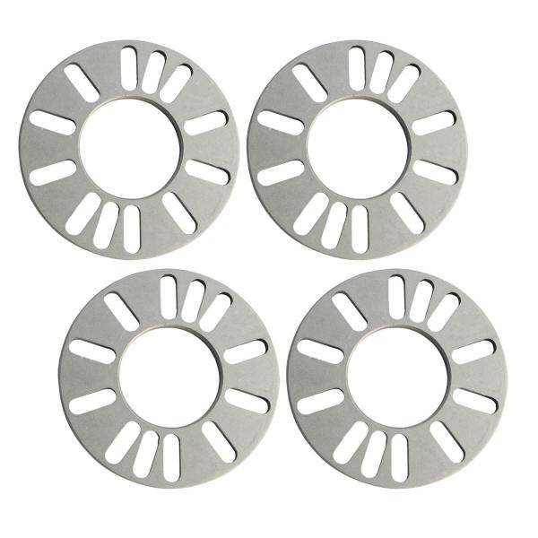Flat Universal Car Wheel Spacers 9 Millimeter For Most 4 And 5 Studs Vehicles