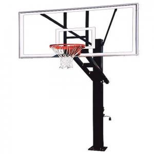 China Adjustable In Ground Basketball Hoop 72 Inches Backboard Hoop Stand System on sale