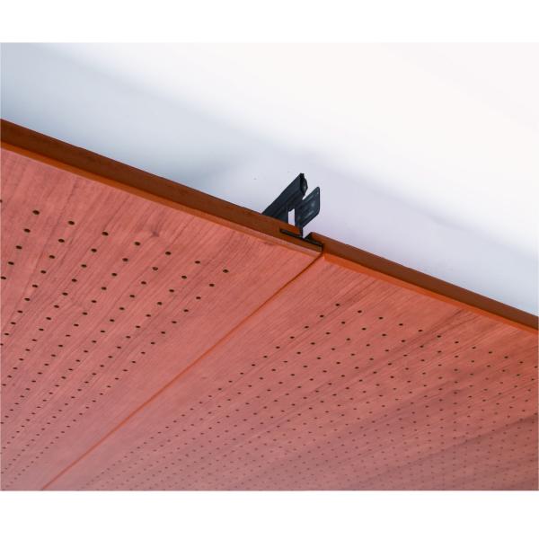 Round Hole Structure Acoustic Perforated Wood Panels 2400mm 0.9NRC CE FSC