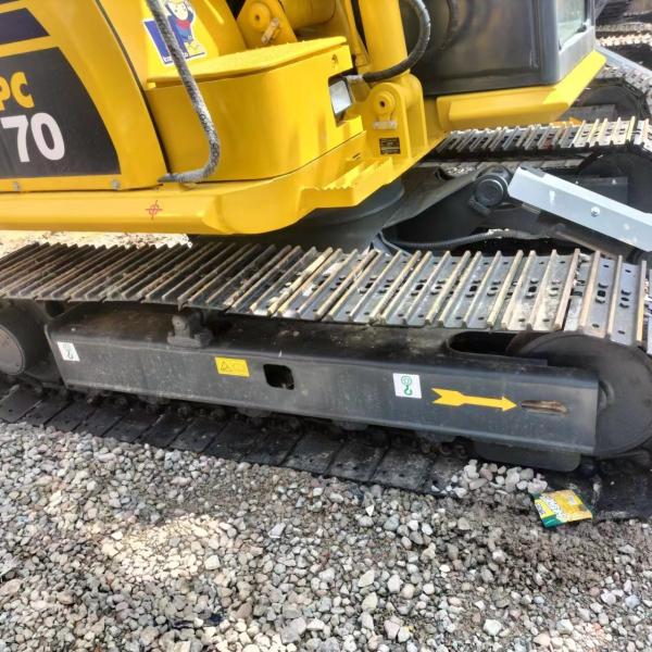 Secondhand Komatsu Digger PC70 Used 7ton Small Type Mini Crawler Excavator
