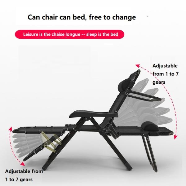 Metal Outdoor Furniture Zero Gravity Beach Lounge Chair for Sunbathing and Napping