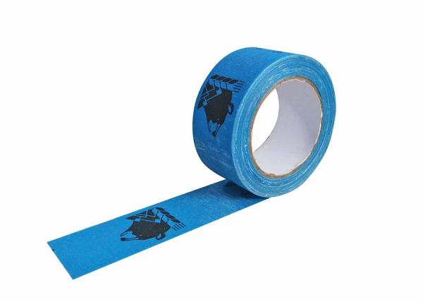 Quality Blue Printed Packing Colored Cloth Duct Tape For Decorating High Tensile Strength for sale