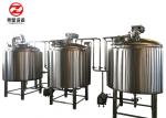 7 Bbl Commercial Mini Micro Beer Brewing Equipment 2 / 3 / 4 Vessels CIP