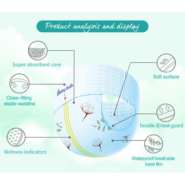Super Soft Breathable Absorption Disposable Diaper Pant For Family And Travel