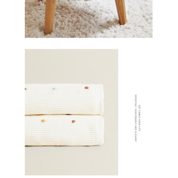 Y-F Custom Simple Sofa Cotton Cable Chunky Soft Ribbed Knit Throw Blankets for Home Decor