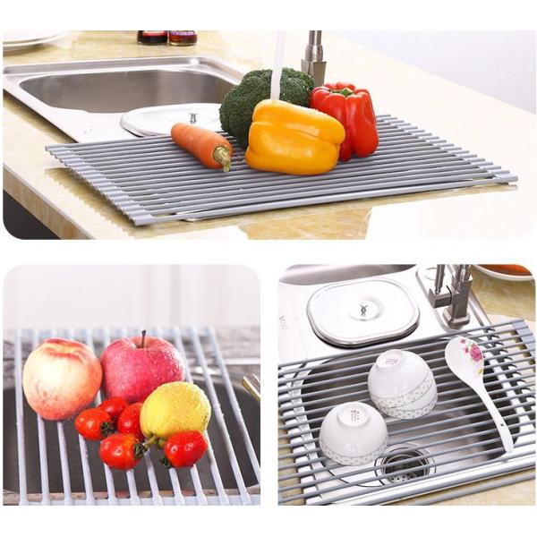 304 Stainless Steel 45X15cm Kitchen Vegetable Rack