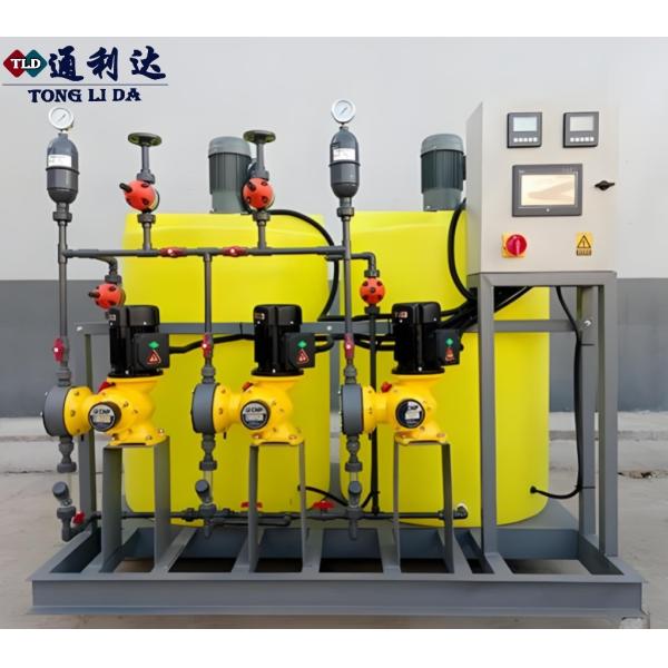 Quality Industrial Chemical Dosing System For Water Treatment Automatic Metering Pump Station for sale