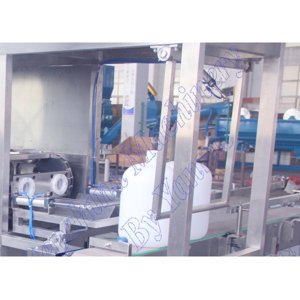 PP Bottle Automatic Liquid Filling Machine Pneumatic Drive PLC System