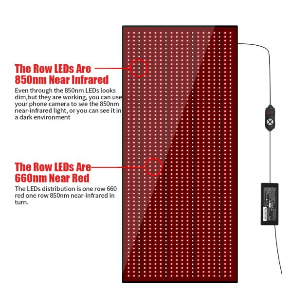 Near Infrared Red Light Therapy Product Large Pads Led Blanket Matt 180cm