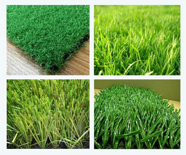 High Density 45mm PE Artificial Grass Residential Lawns Bright Color