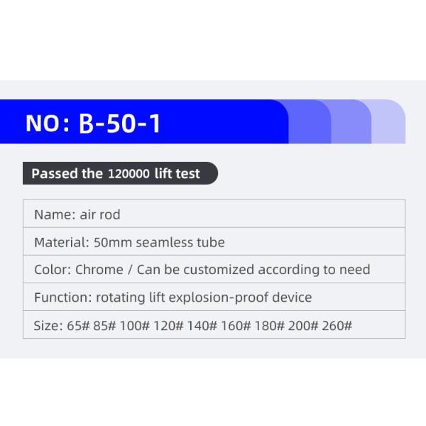 Explosion Proof Office Chair Air Spring Gas Cylinders Rotary Lifting Pressure Rod