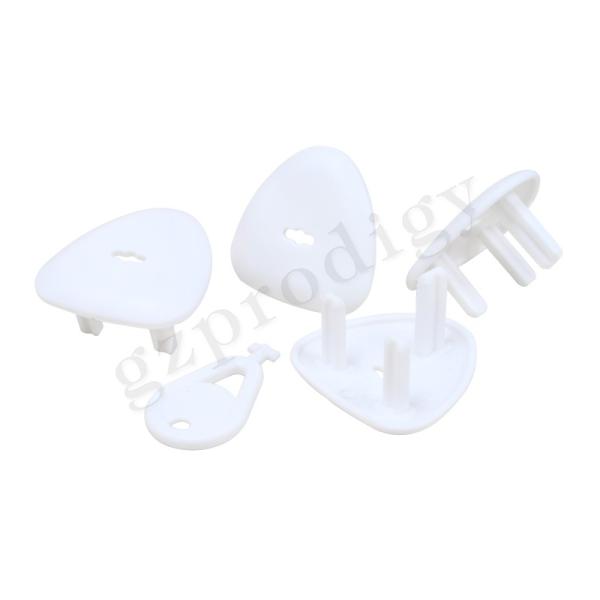 Three Pin Durable ABS UK Type Baby Safety Outlet Plug Cover For Electrical Protection
