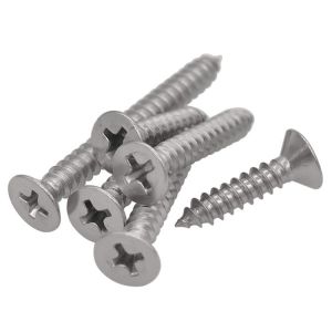 OEM ODM Self Tapping Screws 120 Degree Flat Lock Screws