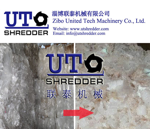 double shaft shredder, plastic granulator, plastic fime shreder, plastic crusher, waste soft plastic material recycling