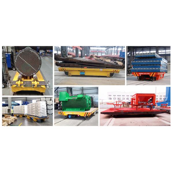 1-200 Ton Pipe Factory Bar Motorized Rail Steel Tube Transfer Wagon Cable Reel Powered Electric Flat Cart